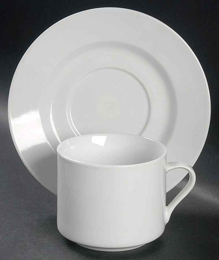 Prelude Flat Cup & Saucer Set by Culinary Arts-1