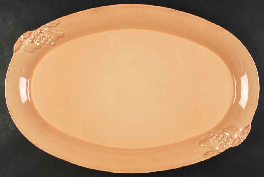 Madeira Harvest (Smoked Salmon) 21" Oval Serving Platter by Casafina-1