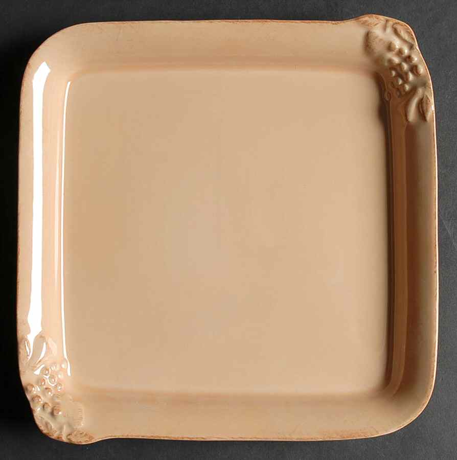 Madeira Harvest (Smoked Salmon) 8" Square Tray by Casafina-1