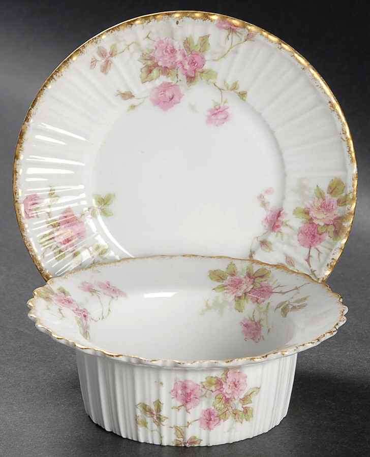 CHF1046 Ramekin & Saucer Set by Charles Field Haviland-1