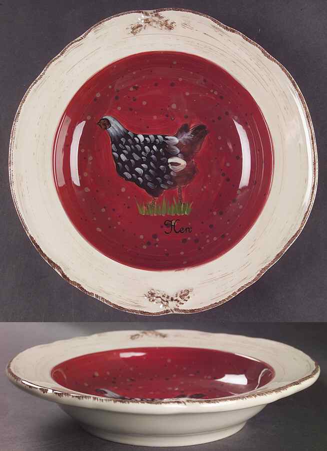 Vintage Farm Large Rim Soup Bowl by Certified International-1