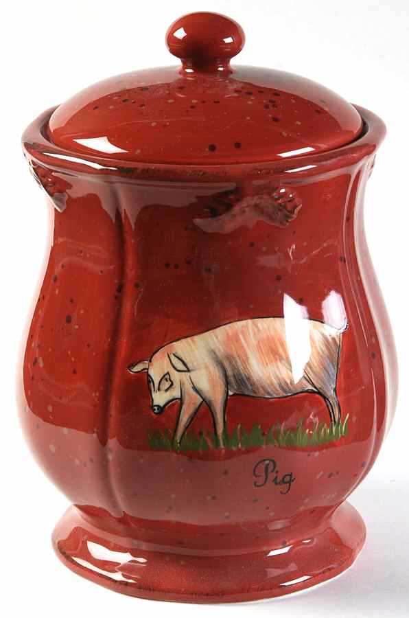 Vintage Farm Small Canister & Lid by Certified International-1