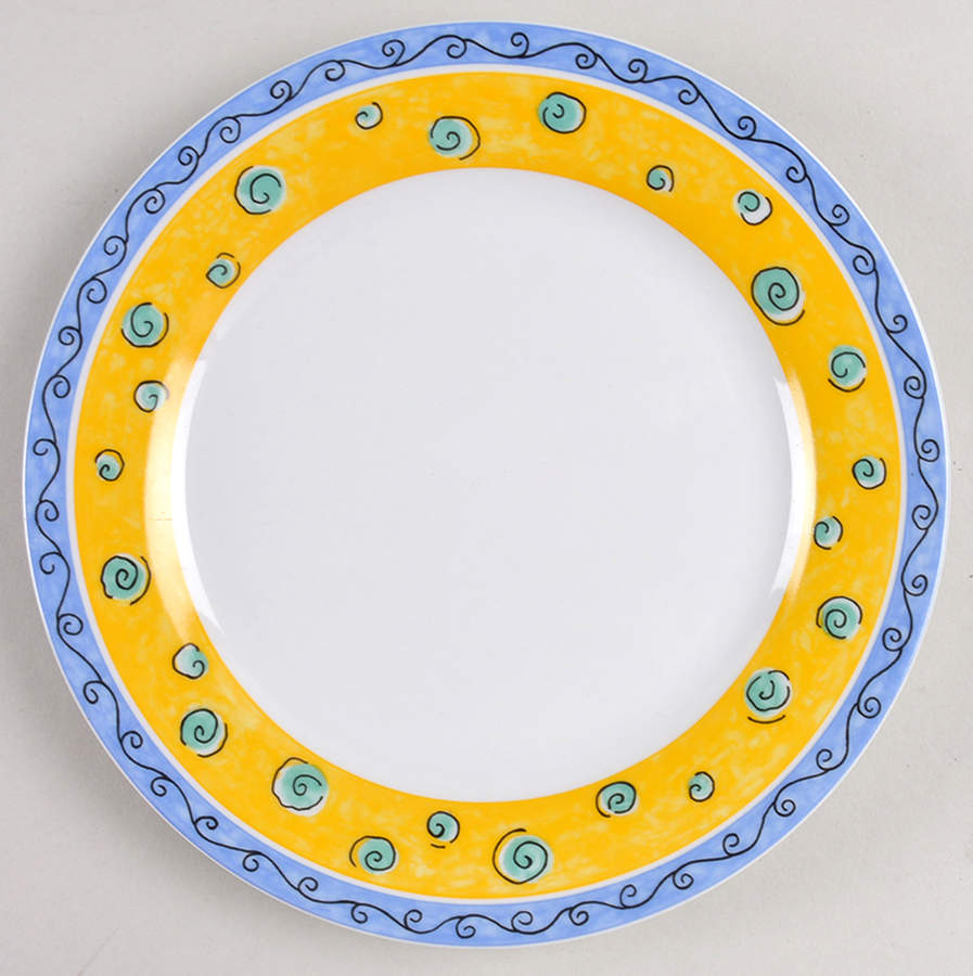 Carnival Salad Plate by Connoisseur-1