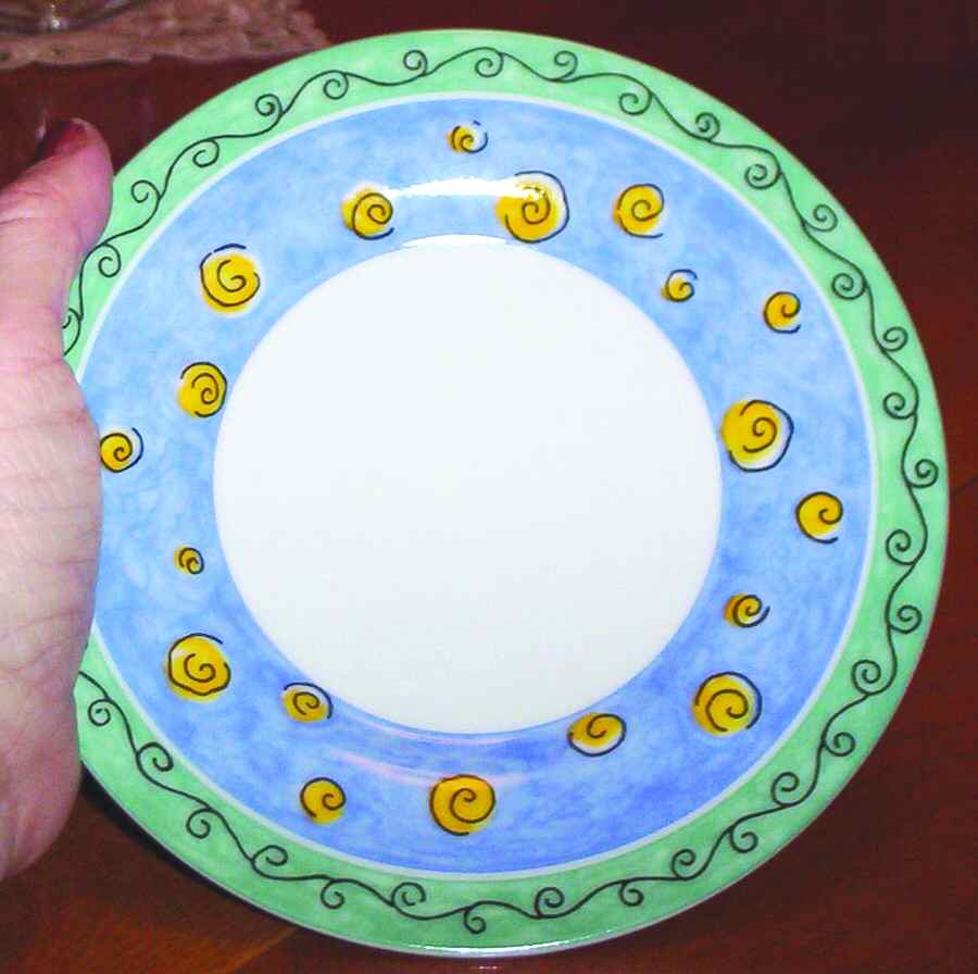Carnival Saucer by Connoisseur-1