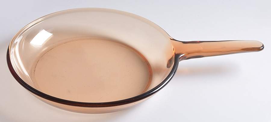 Visions Amber Open 11'' Skillet by Corning Corelle-1