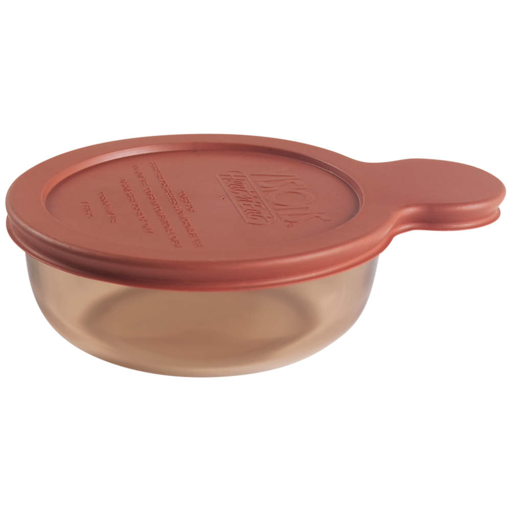 Visions Amber Grab-It with Plastic Lid by Corning Corelle-1