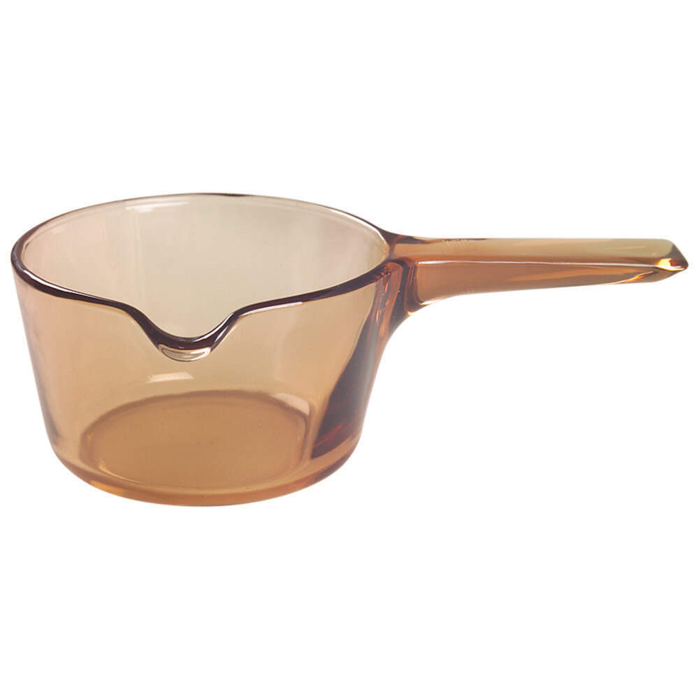 Visions Amber 3/4 Quart Aka 3 Cups Open Saucepan by Corning Corelle-1