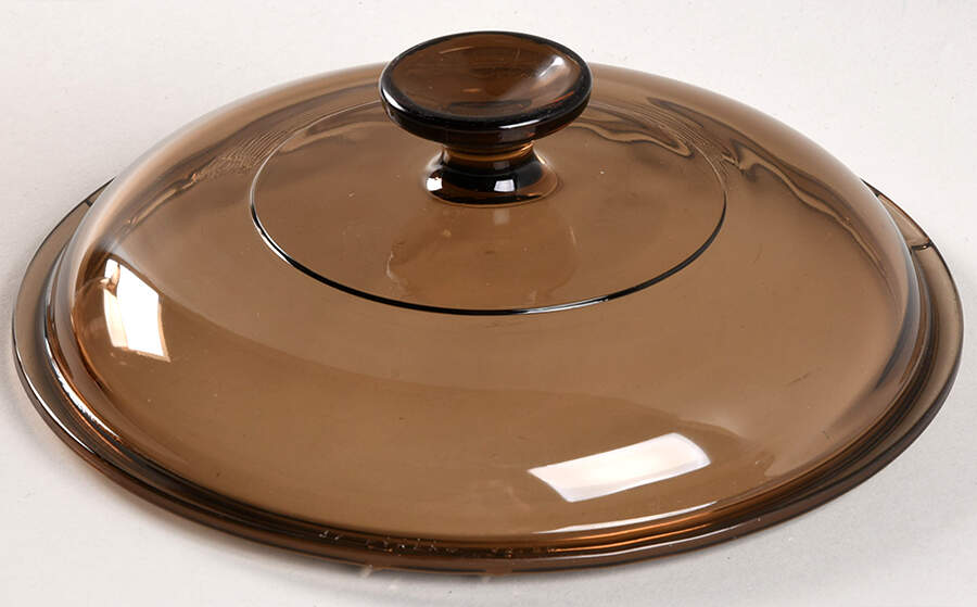 Visions Amber Lid for 5.5 Qt Stew Pot by Corning Corelle-1