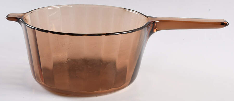 Visions Amber 2qt Saucepan No Lid by Corning Corelle-1