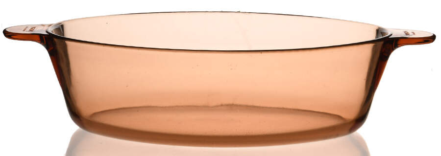 Visions Amber 4 Qt Oval Casserole No Lid by Corning Corelle-1