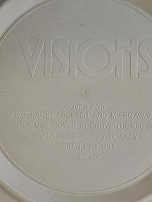 Visions Amber Plastic Lid for 1.5 Qt Round Casserole by Corning Corelle-1