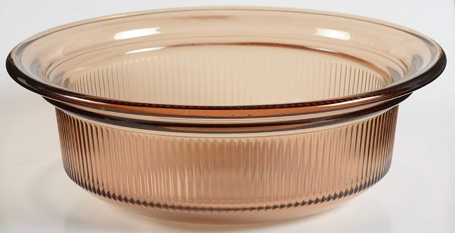 Visions Amber 24 Oz Rd Oven/Microwave Casserole No Lid by Corning Corelle-1