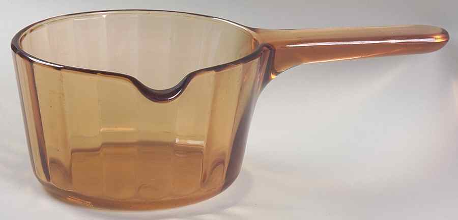 Visions Amber 3/4 Quart Aka 3 Cups Open Saucepan by Corning Corelle-1