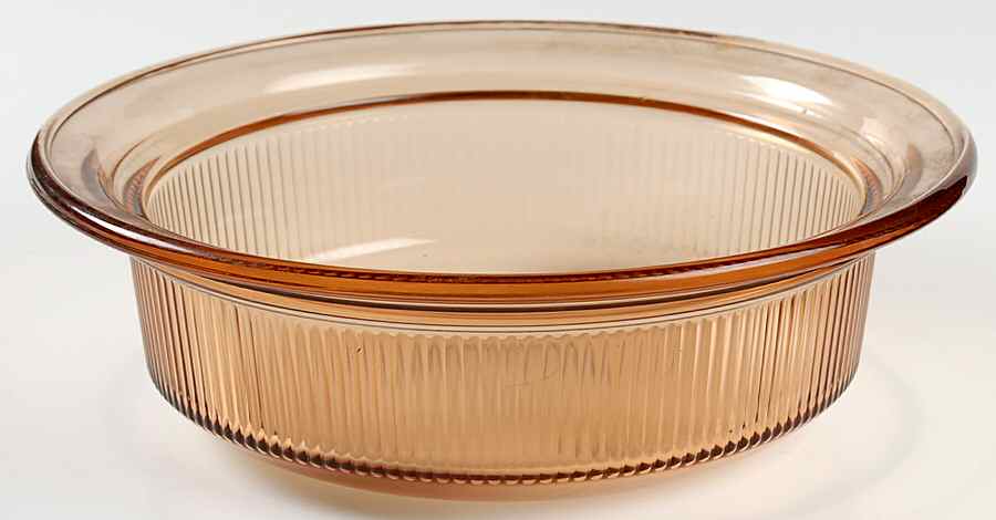 Visions Amber 1 Qt Round Casserole No Lid by Corning Corelle-1