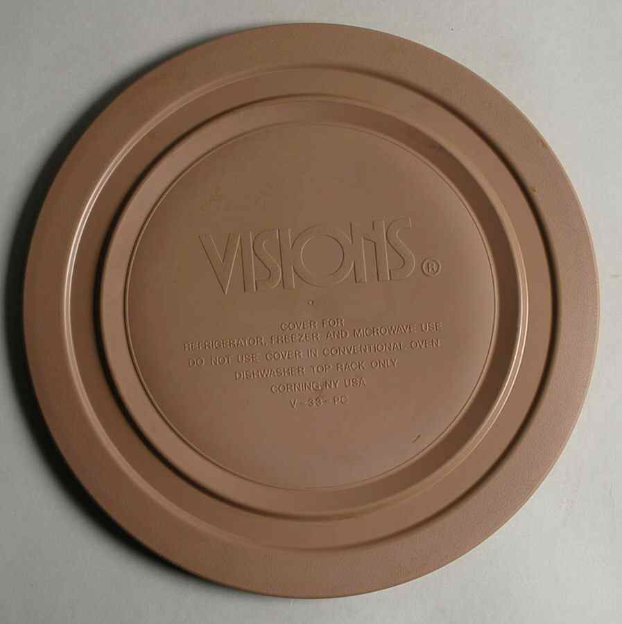 Visions Amber Plastic Lid for 2.5 Qt Round Casserole by Corning Corelle-1