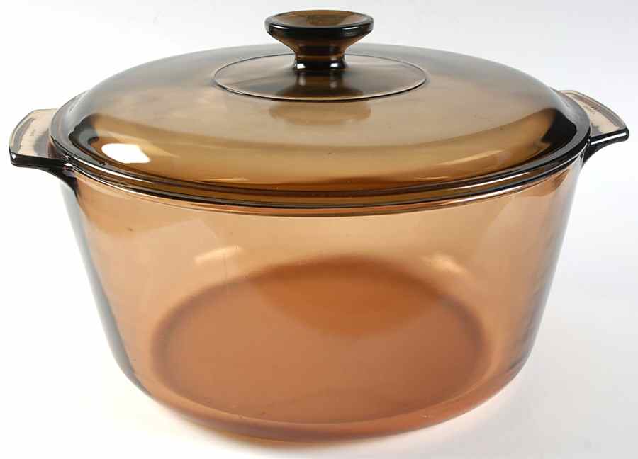 Visions Amber 5 Qt. Dutch Oven by Corning Corelle-1