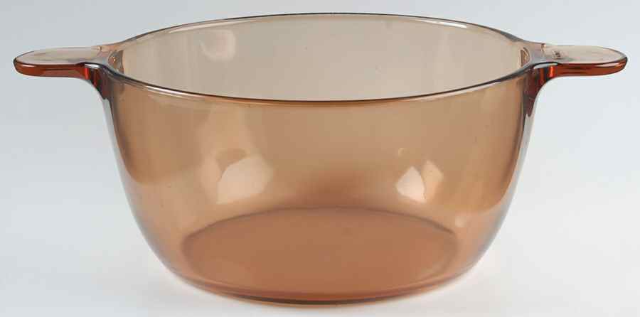 Visions Amber 3 Quart Stew Pot W/No Lid by Corning Corelle-1