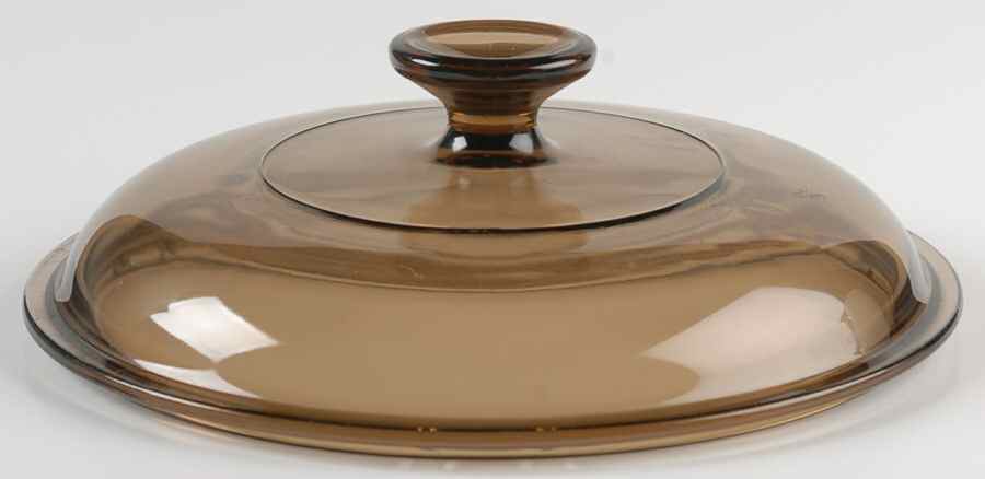 Visions Amber Lid for 2.5 Quart Saucepan by Corning Corelle-1