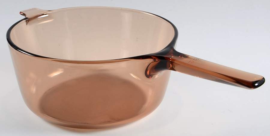 Visions Amber 2.5 Quart Saucepan No Lid by Corning Corelle-1