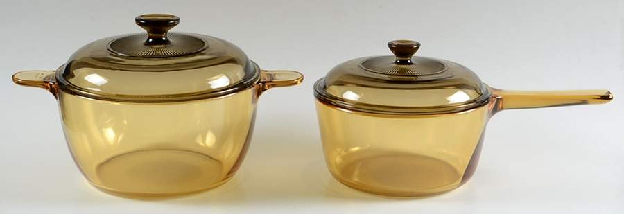 Visions Amber (4 Piece) Cookware Set by Corning Corelle-1