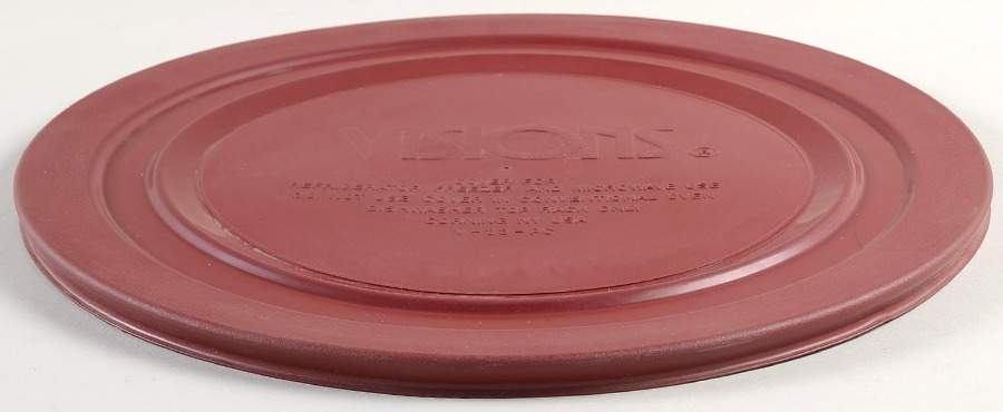 Visions Cranberry Plastic Lid for 2.5 Qt Round Casserole by Corning Corelle-1