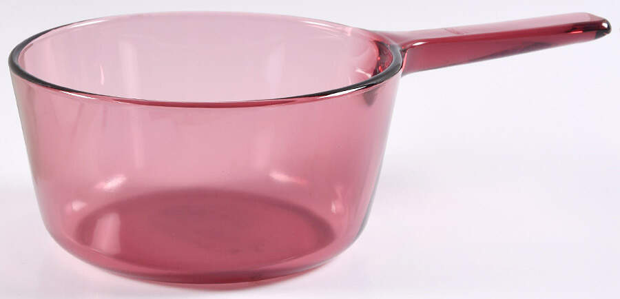 Visions Cranberry 1.5 Quart Saucepan No Lid by Corning Corelle-1