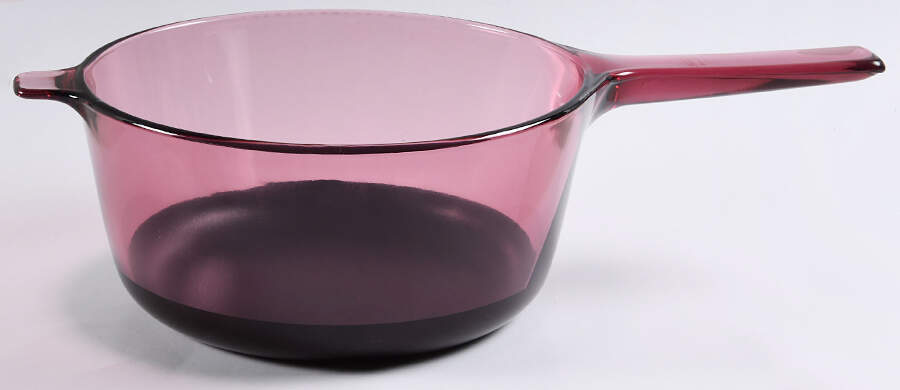 Visions Cranberry 2.5 Qt Non Stick Saucepan W/No Lid by Corning Corelle-1