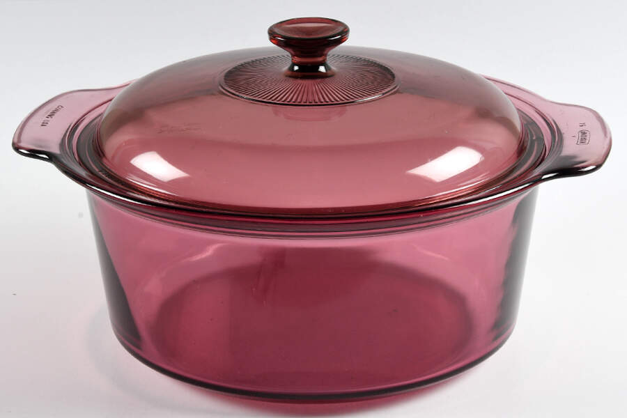 Visions Cranberry Dutch Oven with Lid by Corning Corelle-1