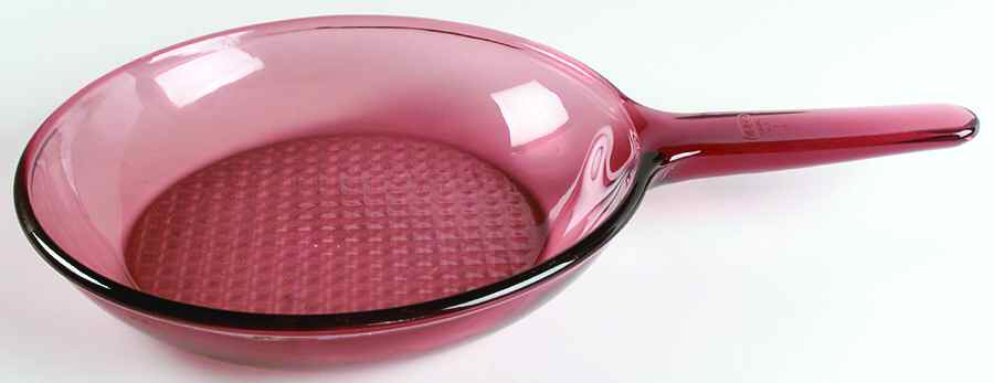 Visions Cranberry 10" Skillet No Lid by Corning Corelle-1