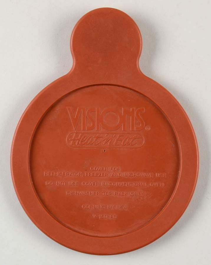 Visions Cranberry Plastic Lid for Grab-It by Corning Corelle-1