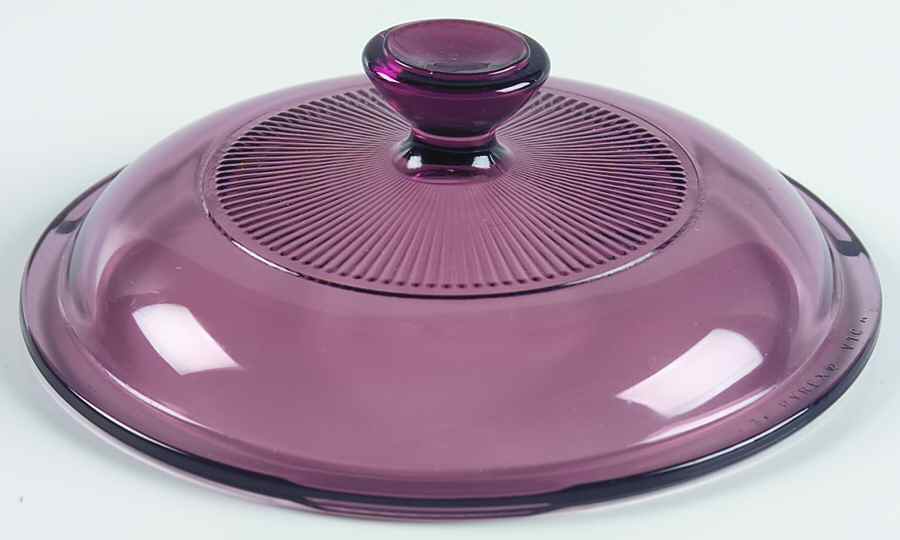 Visions Cranberry Lid for 24 Oz Rd Oven/Microwave Casserole by Corning Corelle-1