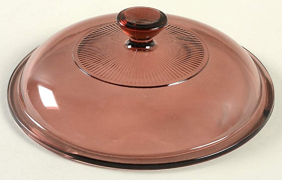 Visions Cranberry Lid for 7" Non Stick Skillet by Corning Corelle-1