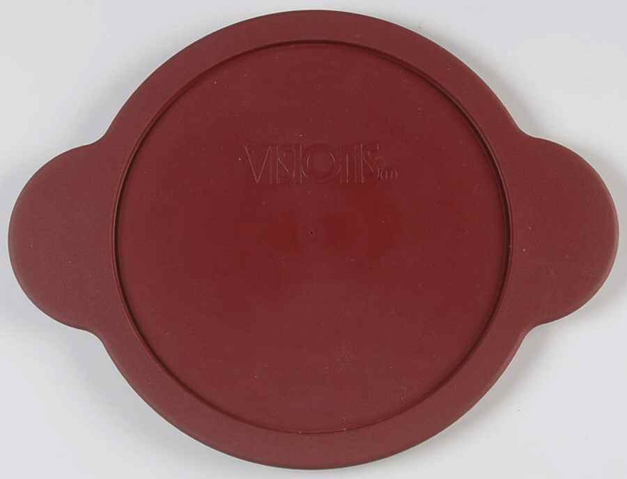Visions Cranberry Plastic Lid for 1.5 Qt Round Casserole by Corning Corelle-1