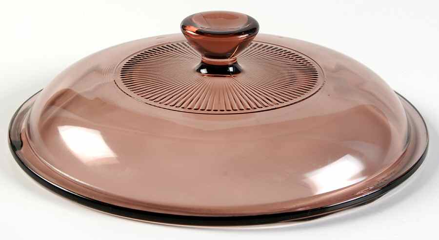 Visions Cranberry Lid for 1 Qt Rd Oven Microwave Casserole by Corning Corelle-1