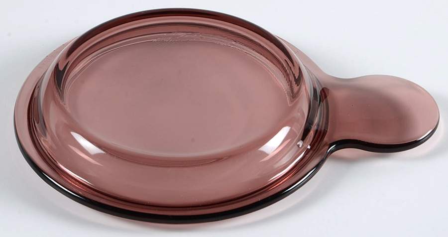 Visions Cranberry Glass Lid for Grab-It by Corning Corelle-1