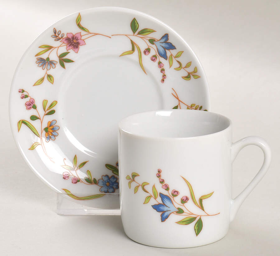 Margot Flat Demitasse Cup & Saucer Set by BIA Cordon Bleu-1