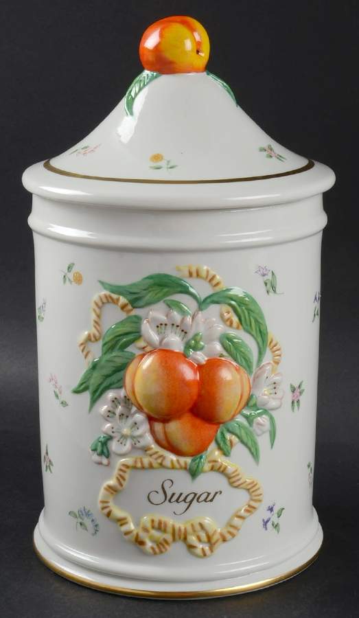 Le Cordon Bleu Sugar Canister & Lid by Franklin Mint-1