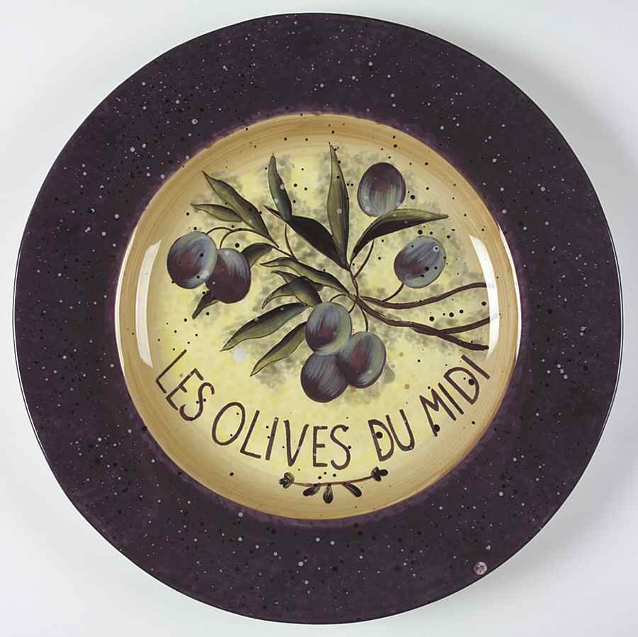 Garden of Olives 16" Chop Plate (Round Platter) by Certified International-1