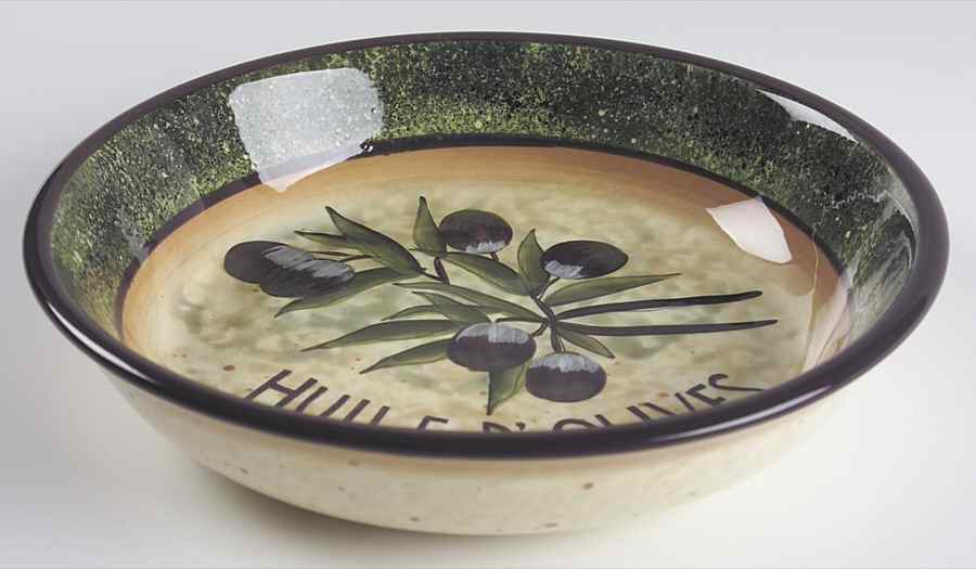 Garden of Olives 9" Individual Pasta Bowl by Certified International-1