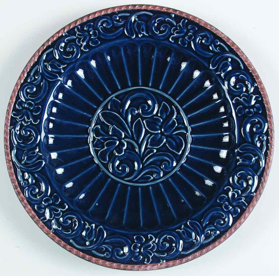 Florentine Blue Service Plate (Charger) by Certified International-1