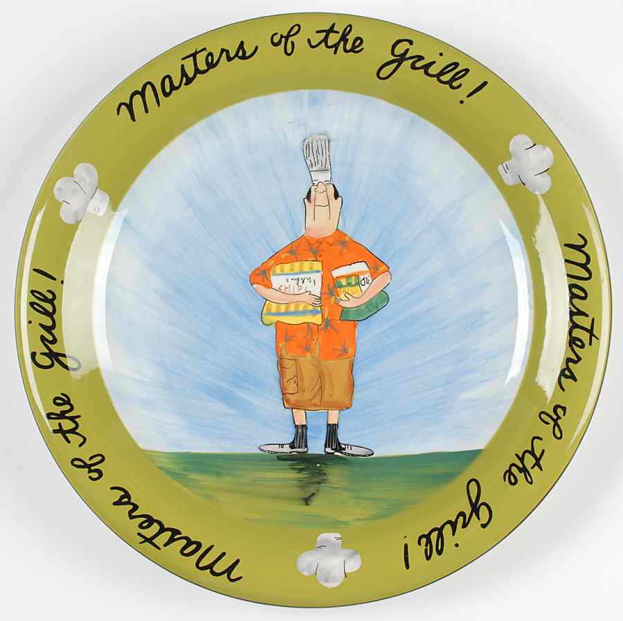 Masters of the Grill Dinner Plate by Certified International-1