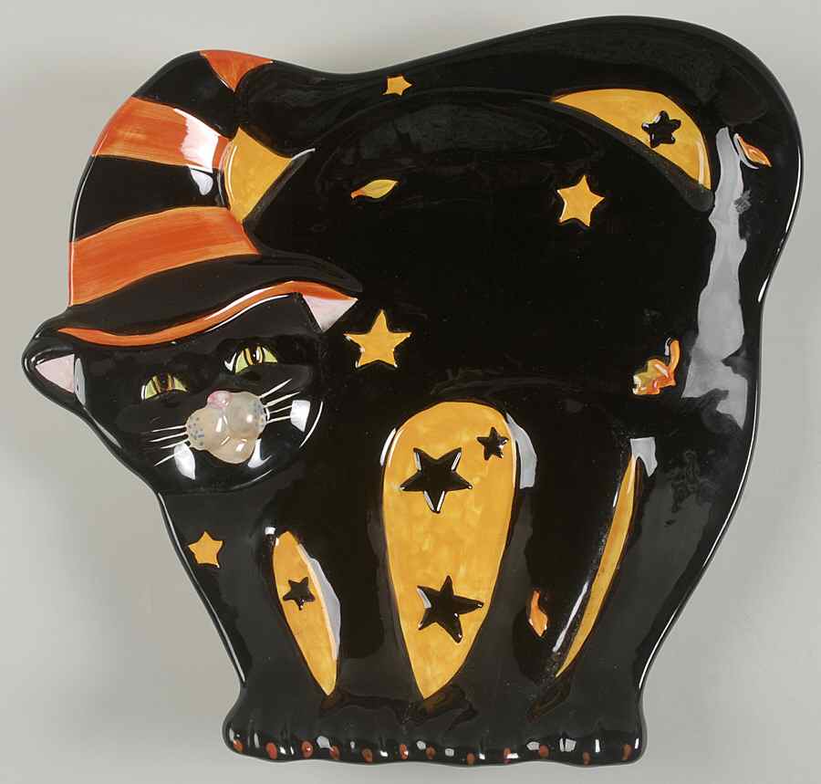 Roly Poly Halloween 12" Sculptured Platter by Certified International-1