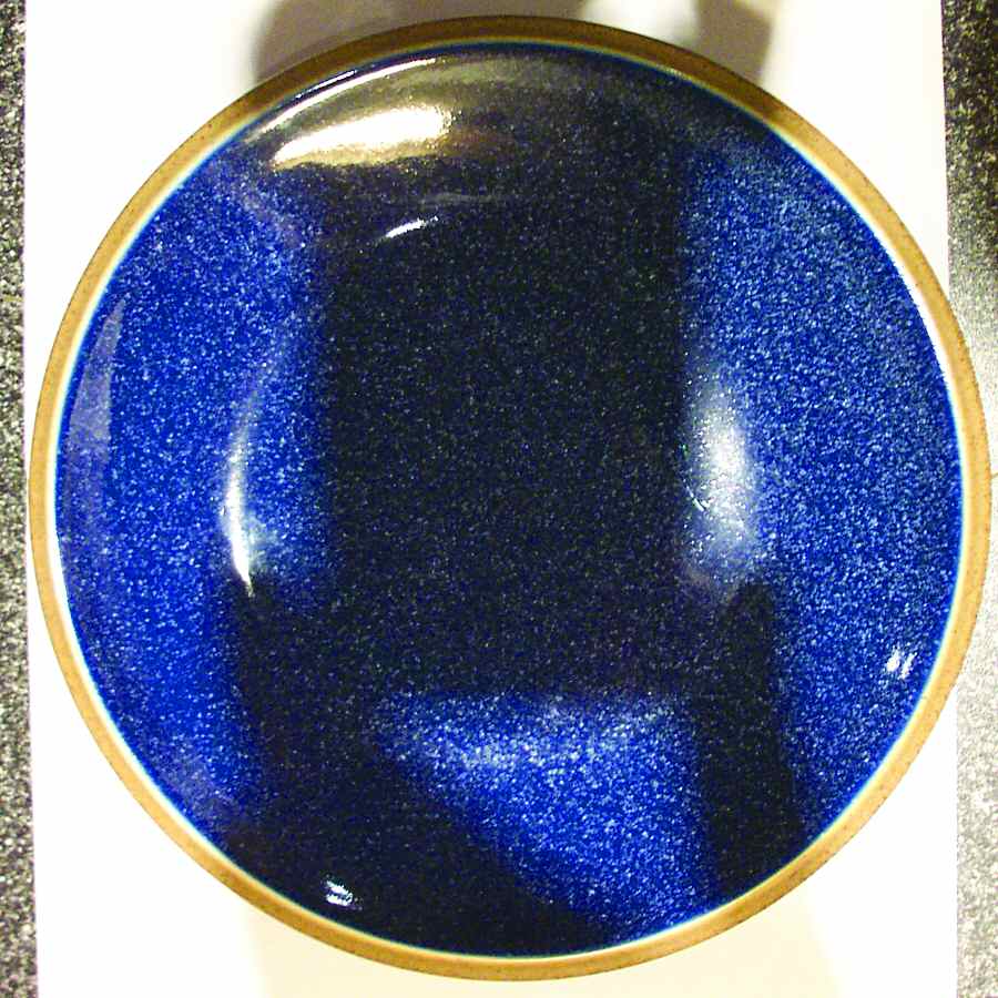 Kalahari Sands Blue Salad Plate by Crown Ceramics-1
