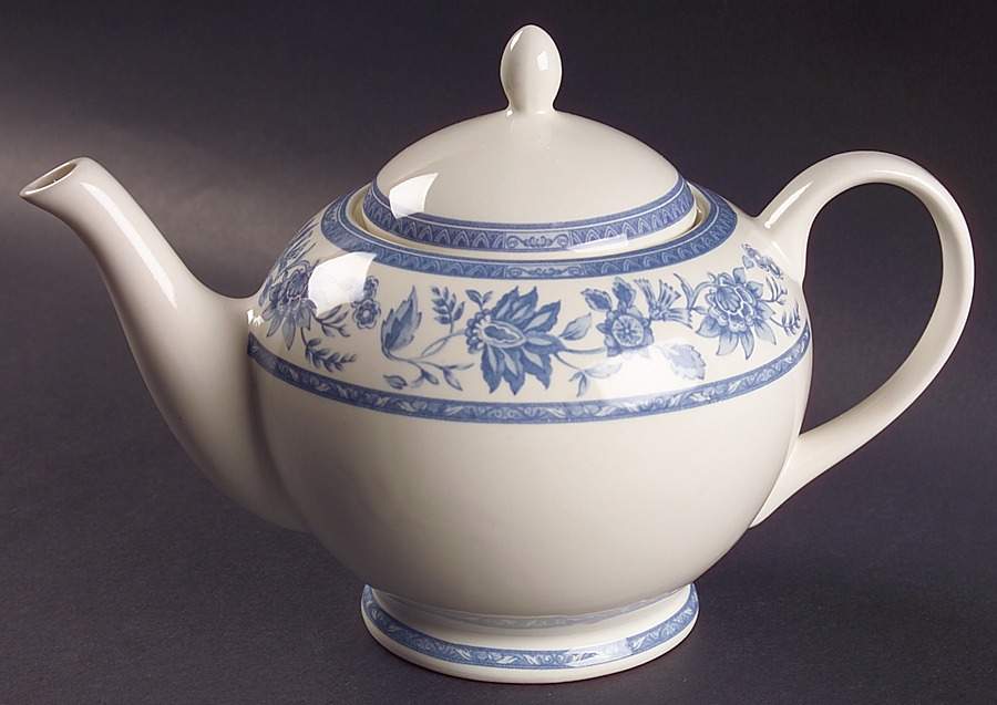 Indian Tree Blue Teapot & Lid by Churchill-1