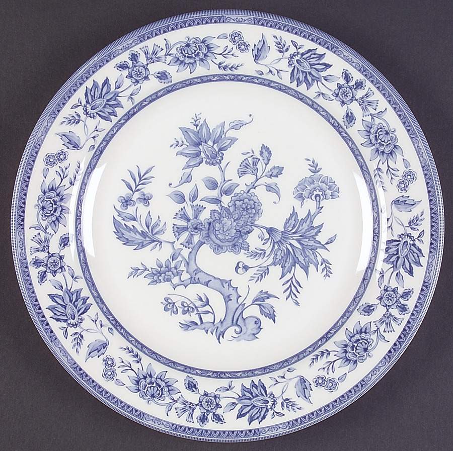 Indian Tree Blue Dinner Plate by Churchill-1
