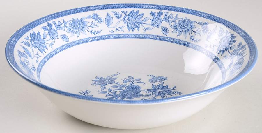 Indian Tree Blue 9" Round Vegetable Bowl by Churchill-1