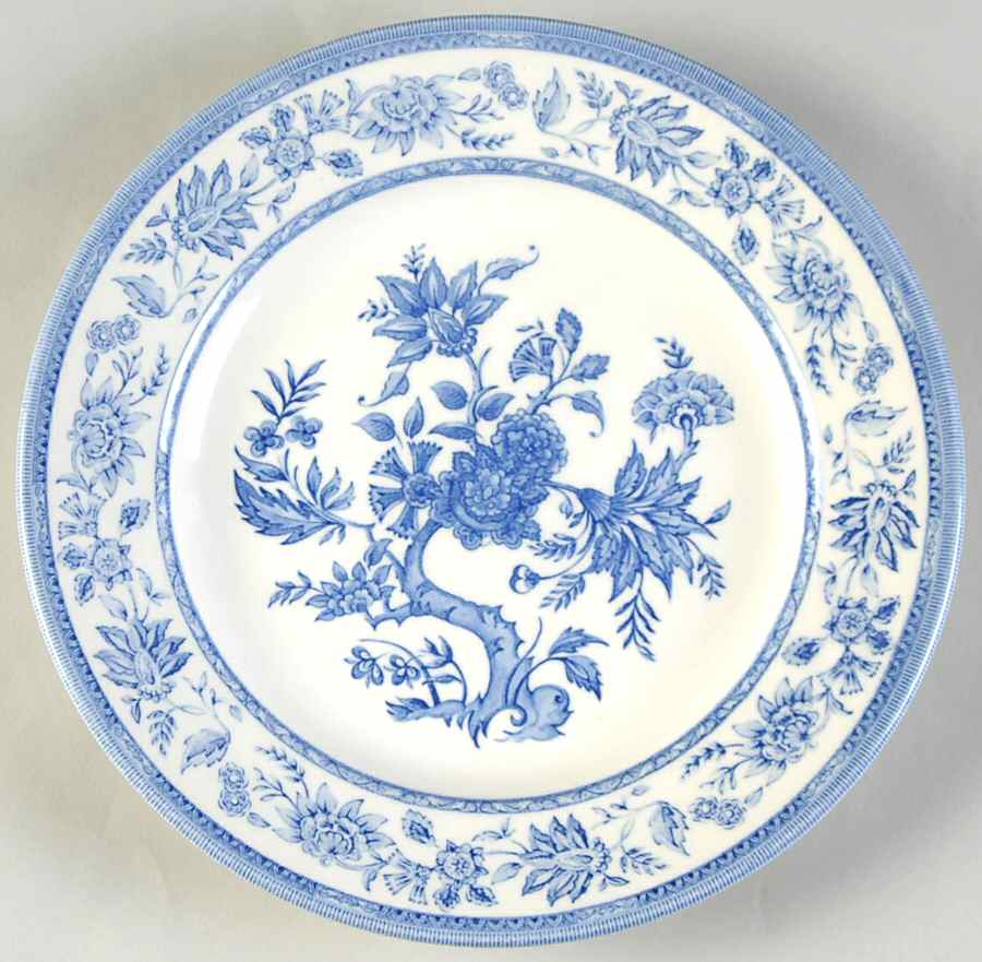 Indian Tree Blue Salad Plate by Churchill-1