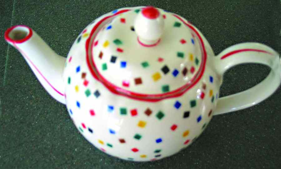 Carnival Teapot & Lid by Czechia-Czechoslovakia-1
