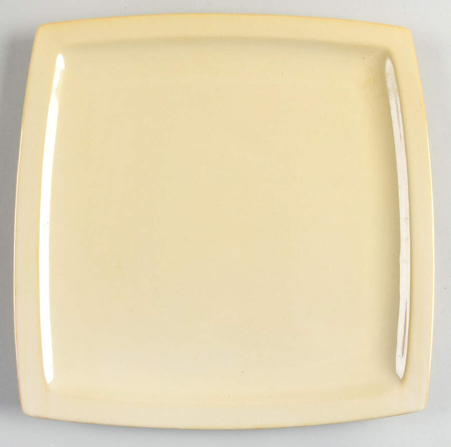 Masa Oatmeal (Cream) 12" Square Serving Platter by Crate & Barrel-1