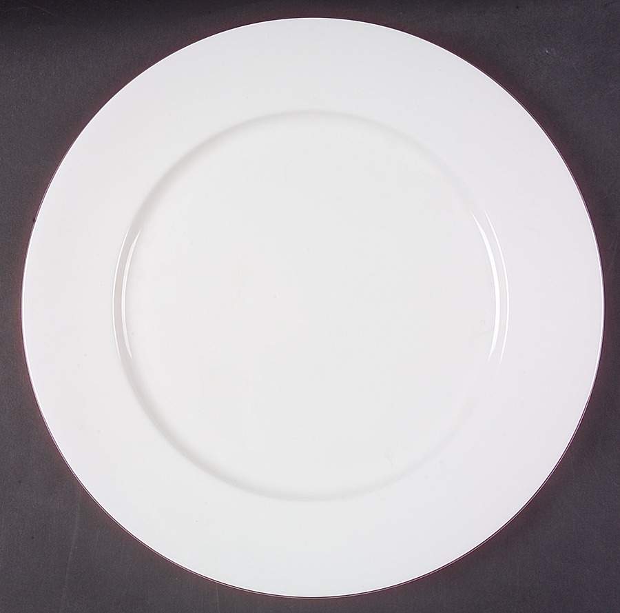 Platinum Line 12" Chop Plate (Round Platter) by Crate & Barrel-1